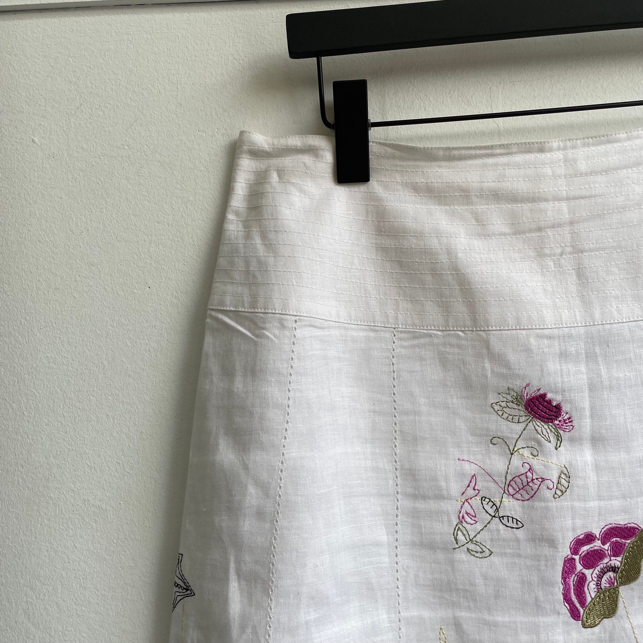 Irish linen skirt cheap
