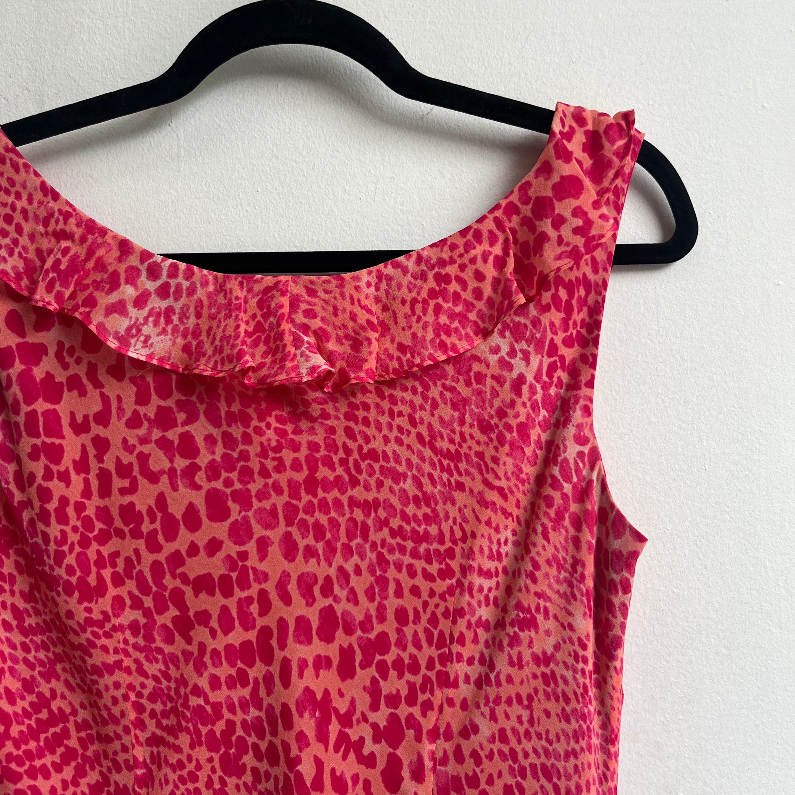 Ann Taylor 100 Silk Leopard Print Dress ShopModelCitizens