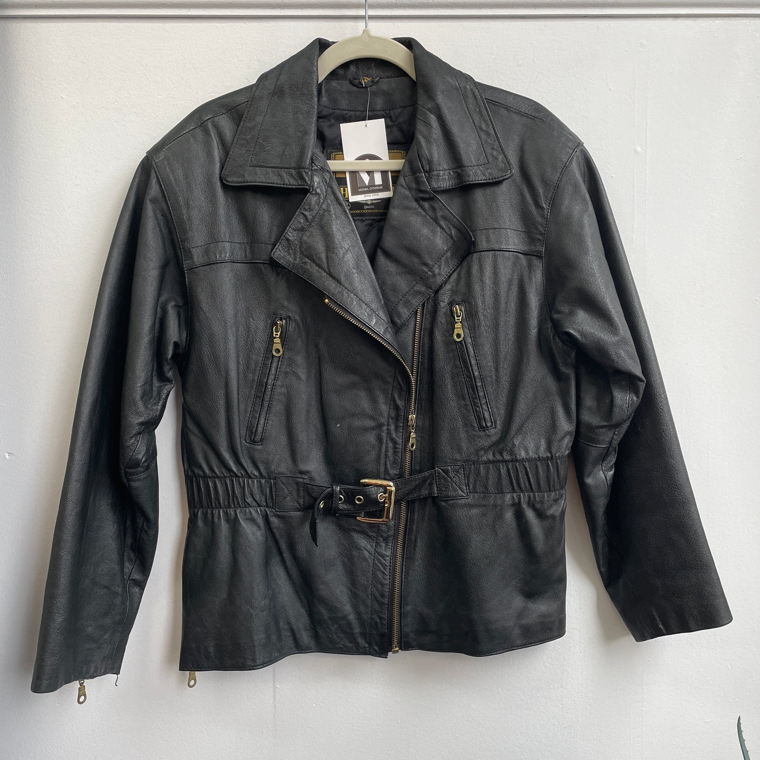 Vintage Hide Park Leather Moto Jacket