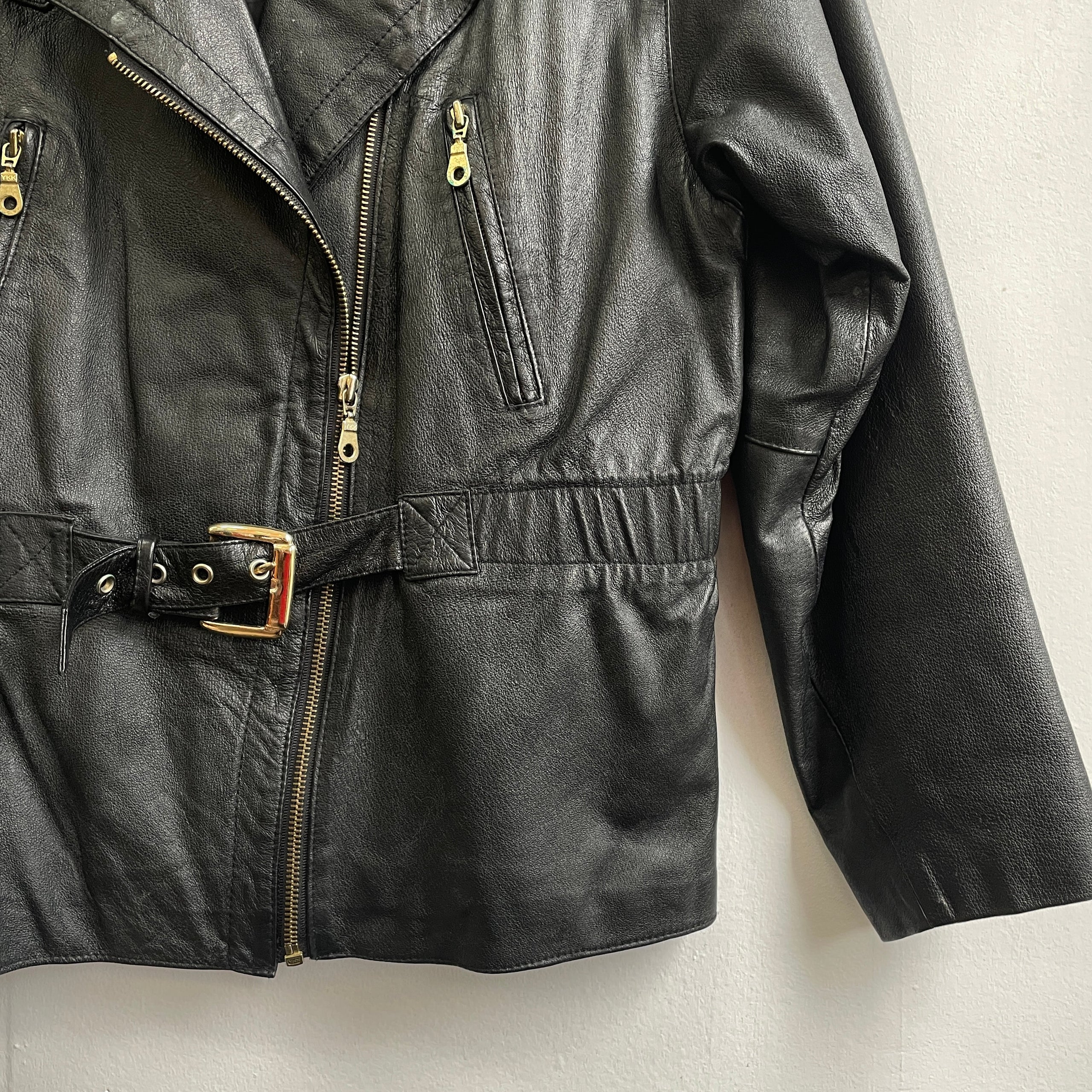 Vintage Hide Park Leather Moto Jacket